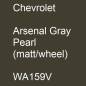 Preview: Chevrolet, Arsenal Gray Pearl (matt/wheel), WA159V.